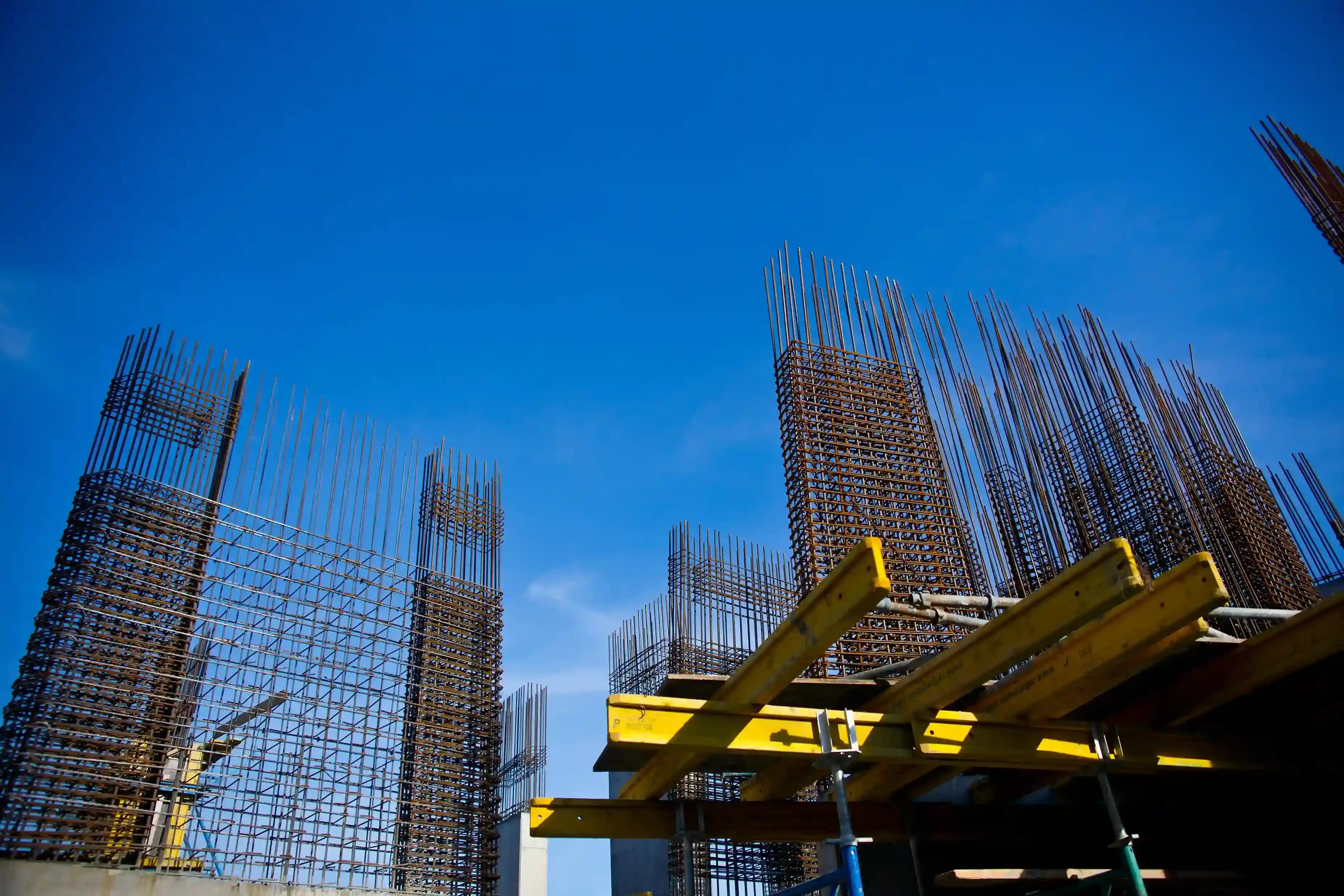 High-quality TMT steel bars for construction by SVKP