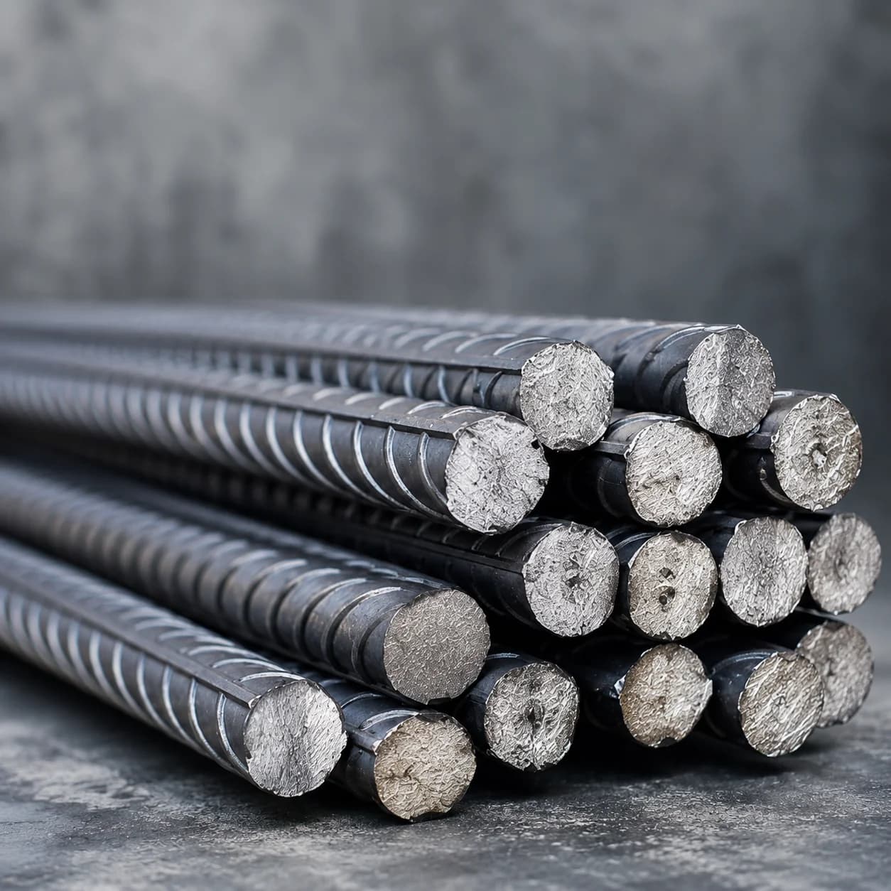 TMT steel bars for construction